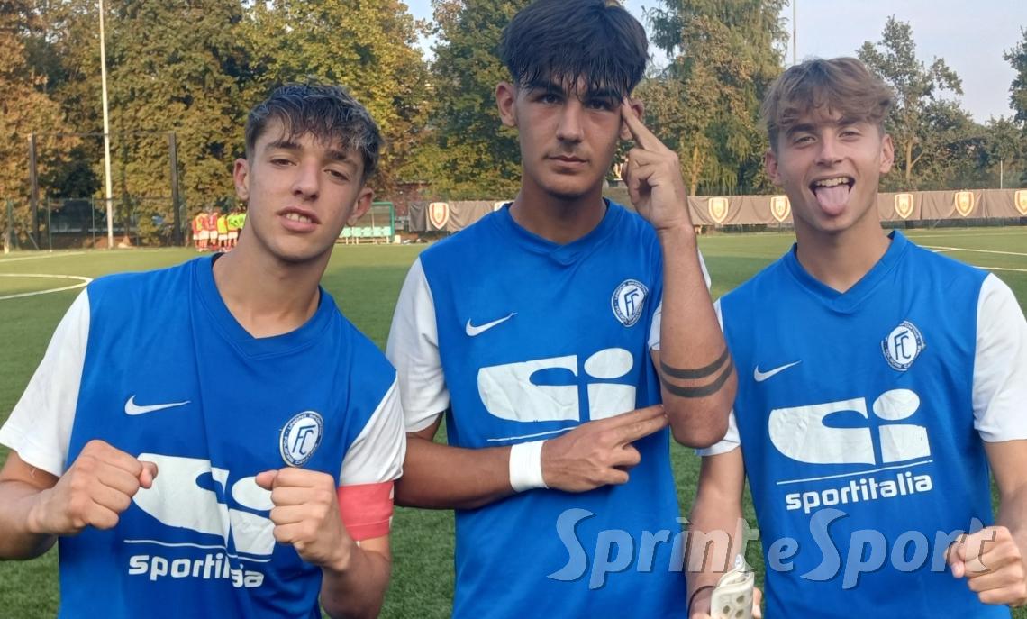 UNDER 19 NAZIONALE FOLGORE CARATESE •Mauri, Nuzzi e Caem, Fol.Caratese