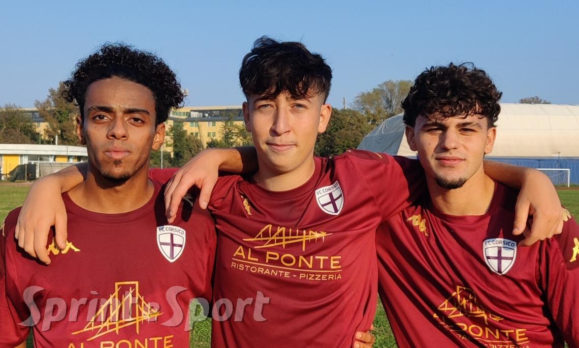 Ruben Maria Chavez Chavez, Federico Antoni Grassia e Matteo Peretti • CORSICO UNDER 19