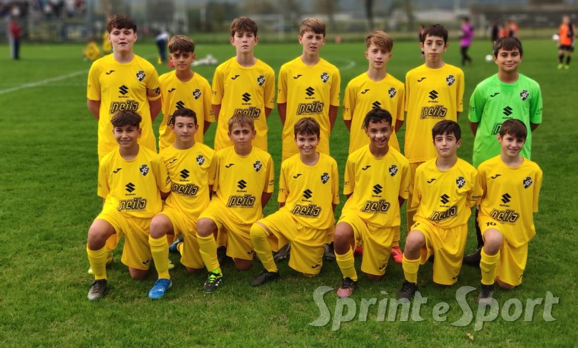 Esordienti • Quincitava-Ivrea: la formazione del Quincinetto Tavagnasco che vince il derby con l'Ivrea