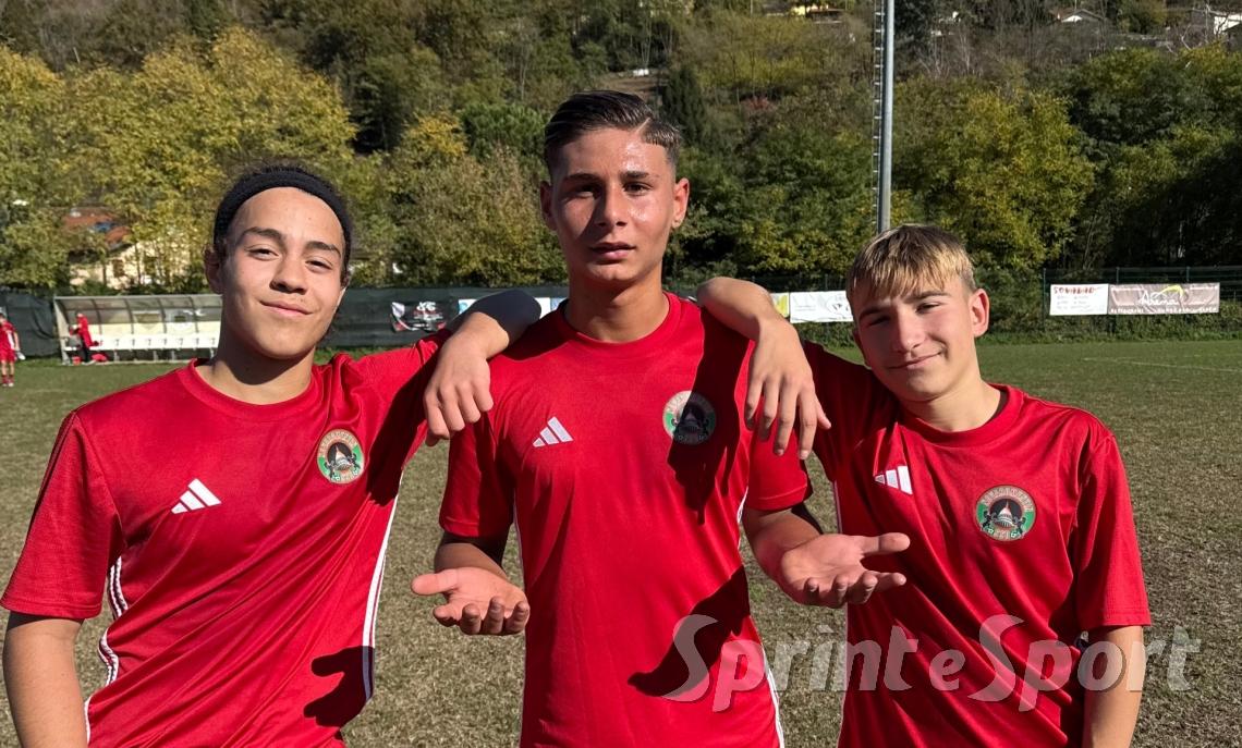 Under 15 - Verbania-NovaRomentin - I marcatori della NovaRomentin Punzo, Buonaguro Sabato e Paglino