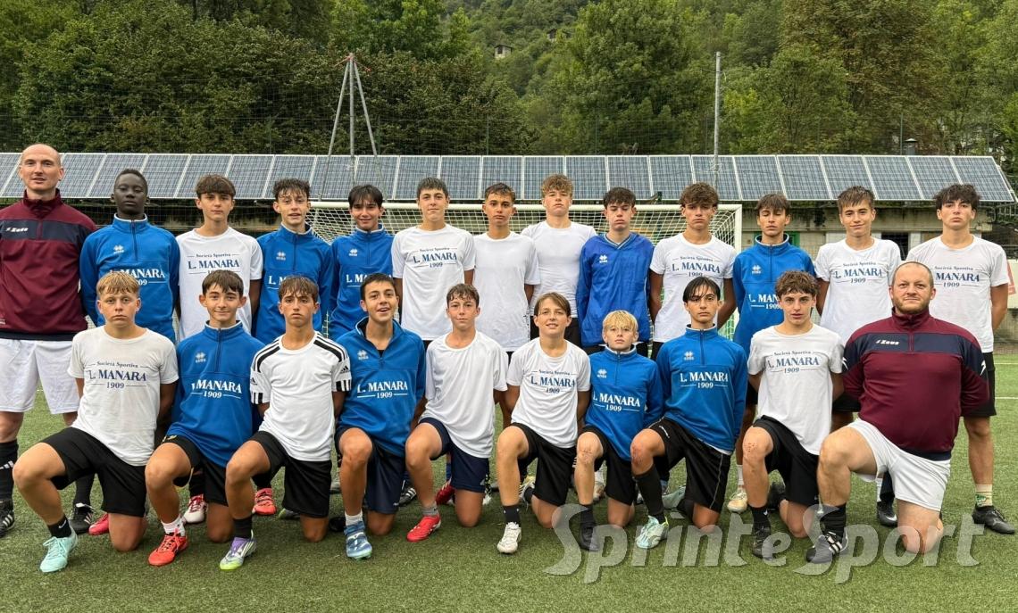 Manara, Under 15 élite, la squadra di Bergamini al completo