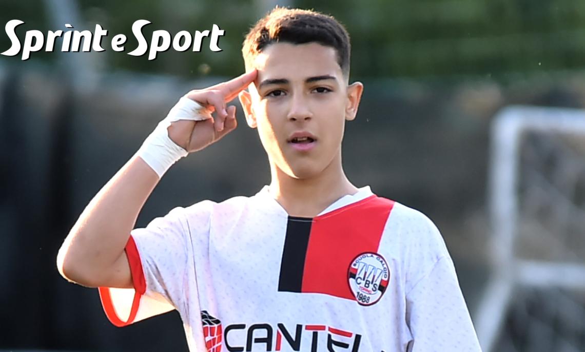 Under 15 Regionali Piemonte, Simone Granvillano attaccante 2011 della CBS