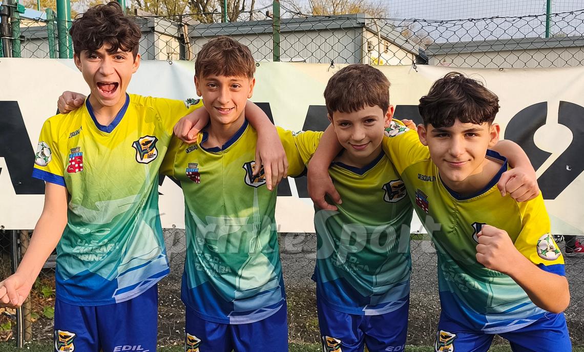 Under 14 Provinciali Torino, Girone C: Bacigalupo-Carrara 0-5, gli autori dei gol Gledis Dedaj, Pietro Ajmone, Riccardo Magnetti e Elton Tabulli