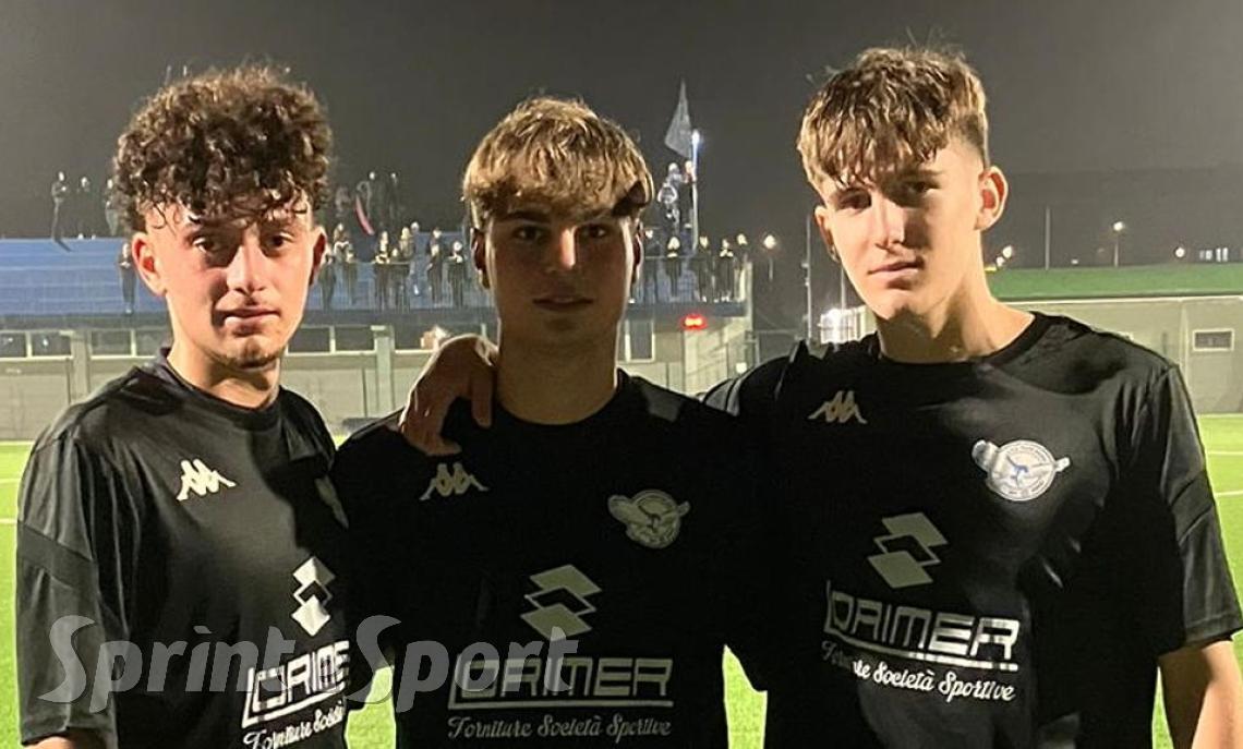 Lorenzo Riga, Gabriele Delle Cave e Matteo Galbiati • VIGOR FC UNDER 19