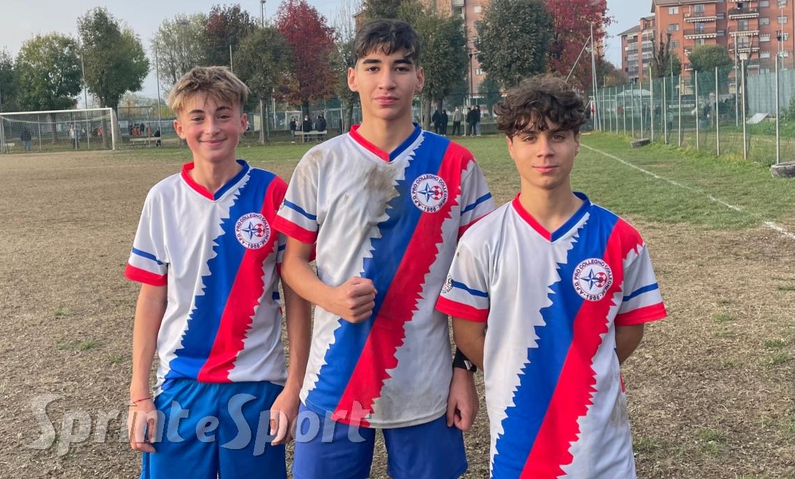 Pro Collegno Under 14 • Bonta Edoardo, D'Arrigo Giacomo, Notarangelo Alessio