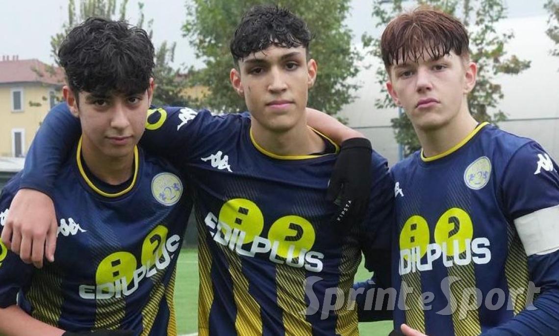 Adam Ait El Mamoun, Gabriele Lai, Gabriel Bezzecchi: decisivi per la vittoria del Baggio  • BAGGIO UNDER 16