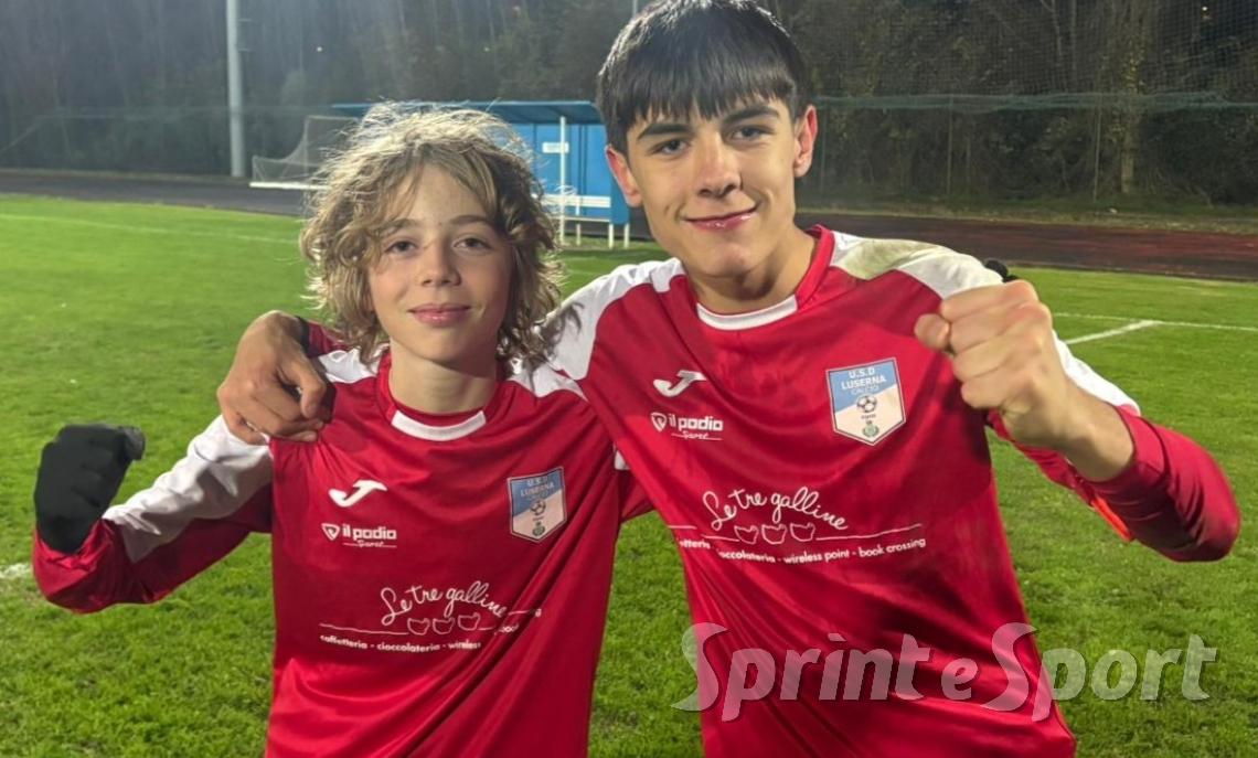 Under 15 Provinciali Pinerolo Luserna-San Secondo 2-1: Gabriele Brunofranco e Jona Danna