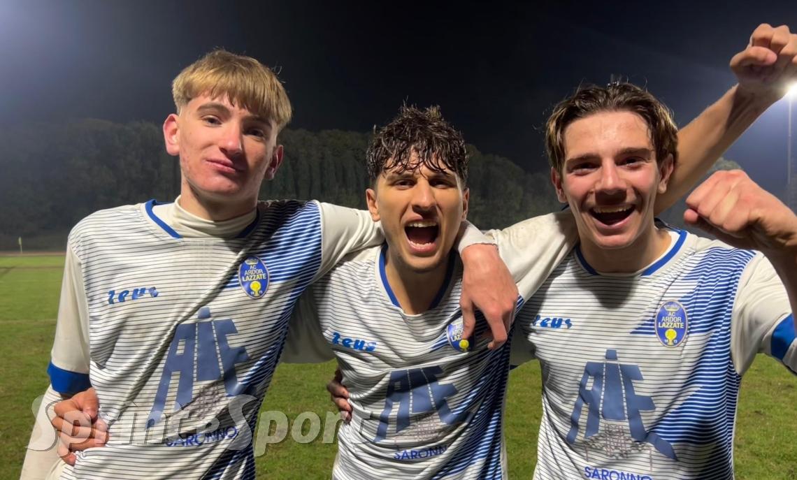 ARDOR LAZZATE UNDER 19 ELITE - I marcatori Rigamonti, Mauri e Tessari
