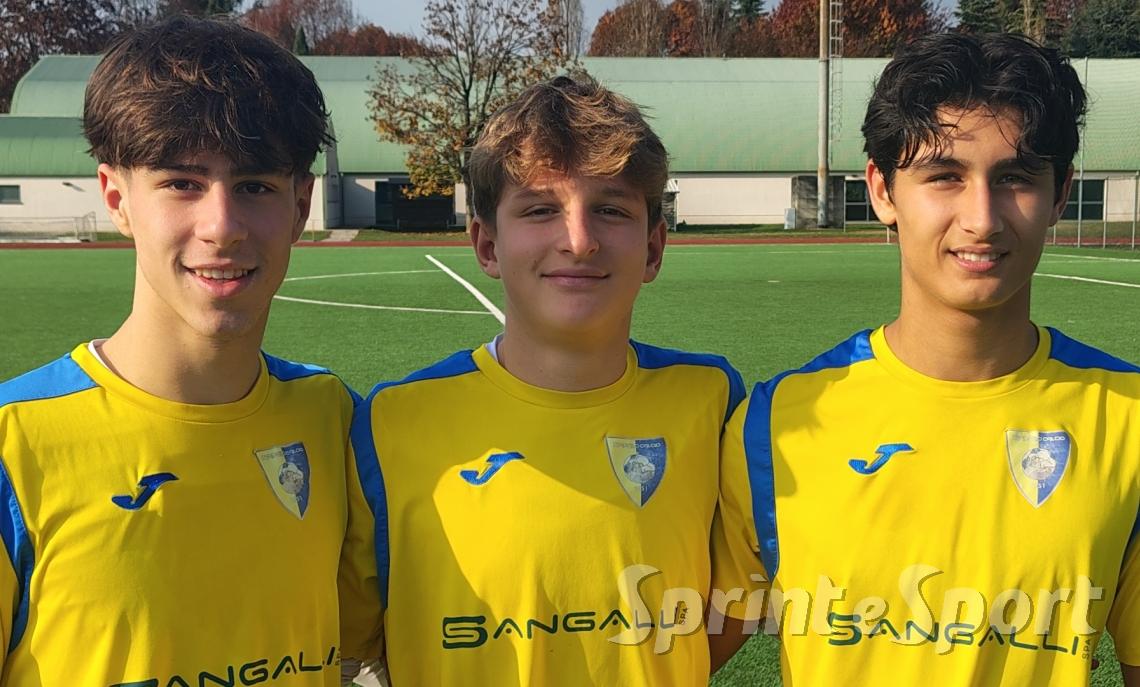 COLOMBELLI, CAMPARDO E BARABANTI, PONTE MAPELLO UNDER 16