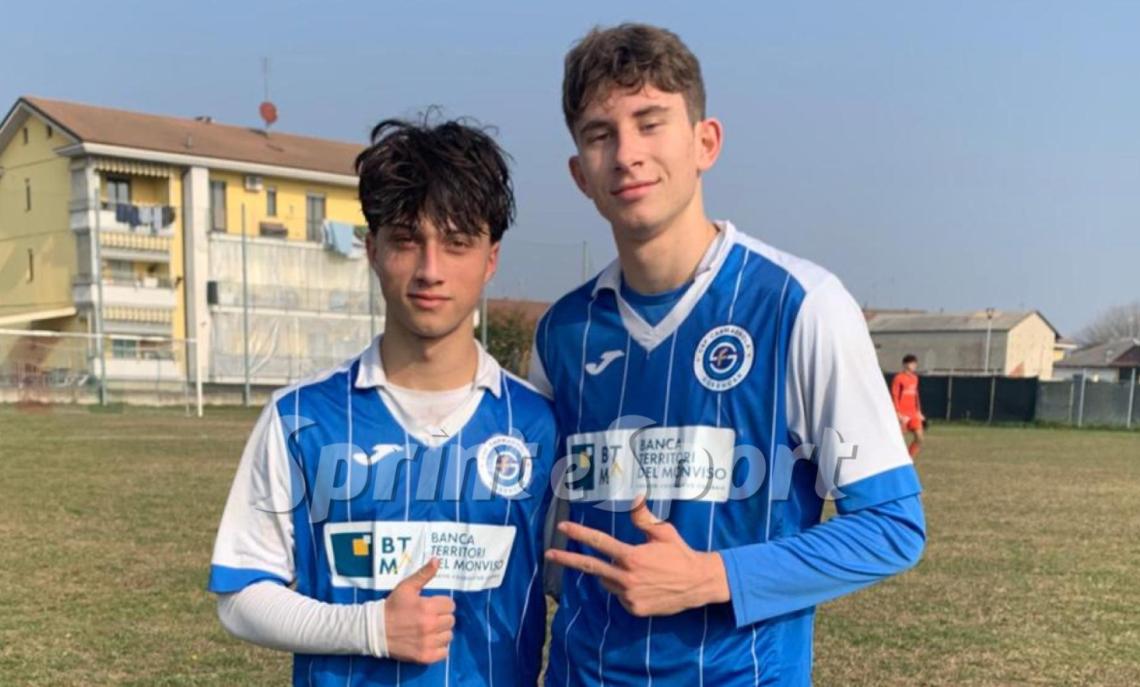 Under 17 Piemonte • Carmagnola - Cheraschese 3-1, Gioele Capella e Matteo Bono.