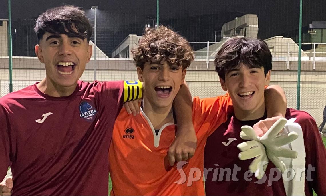  Mattia Aguiari, Leonardo Todaro e Niccolò Susanna • LA SPEZIA UNDER 16