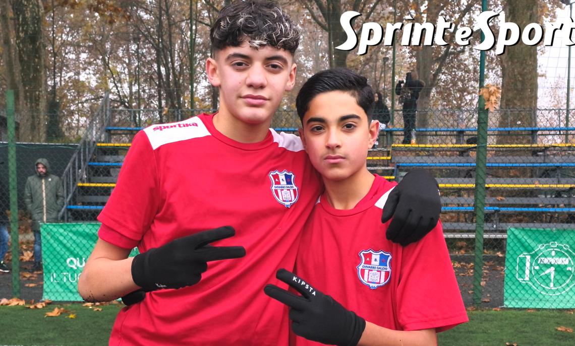 Under 14 Provinciali Torino Girone B: Rebaudengo Sempione-Chivasso 1-2, gli autori dei gol biancorossi Giuseppe Gioffrè e Gabriele Perrotta