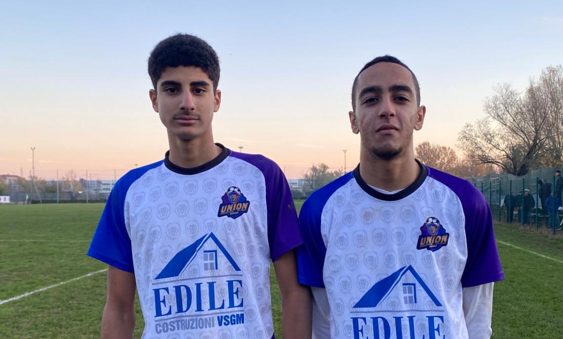Oukhris e Abbane, numeri 8 e 7 dell'Union Novara