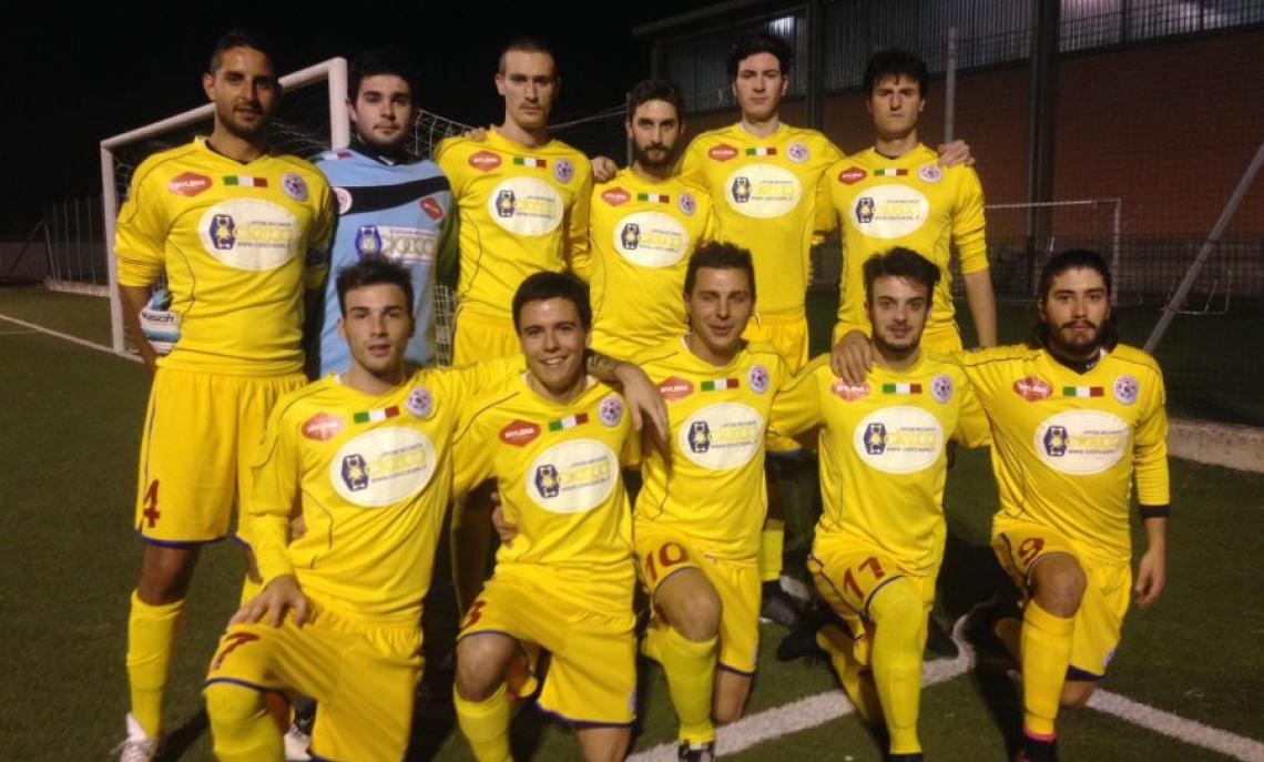 La Pagazzanese di Alessandro Brusaferri, qualificatasi agli ottavi di Coppa Prima categoria