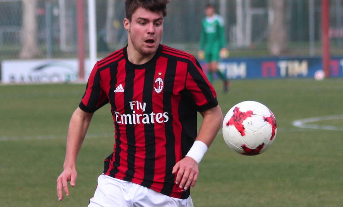 Alberto Barazzetta, terzino del Milan