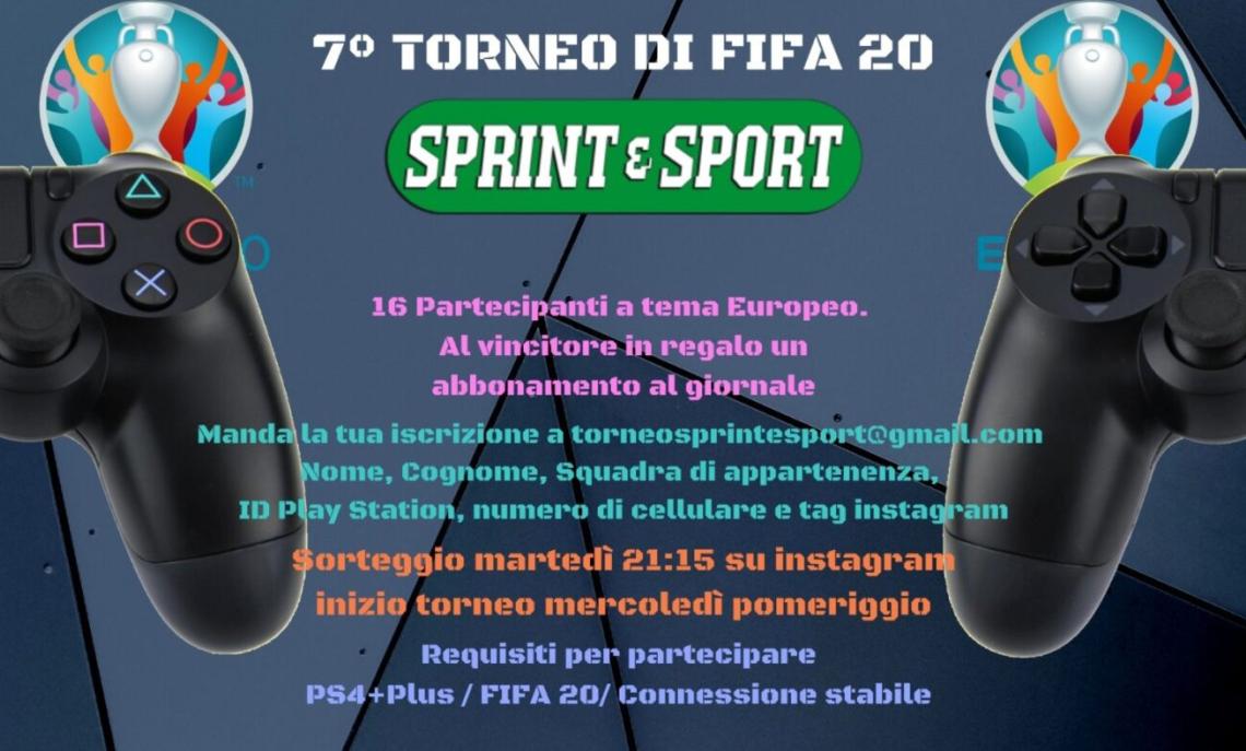 FIFA SPRINT eSPORT Piemonte, 7^ edizione l'Europeo Sprint e Sport