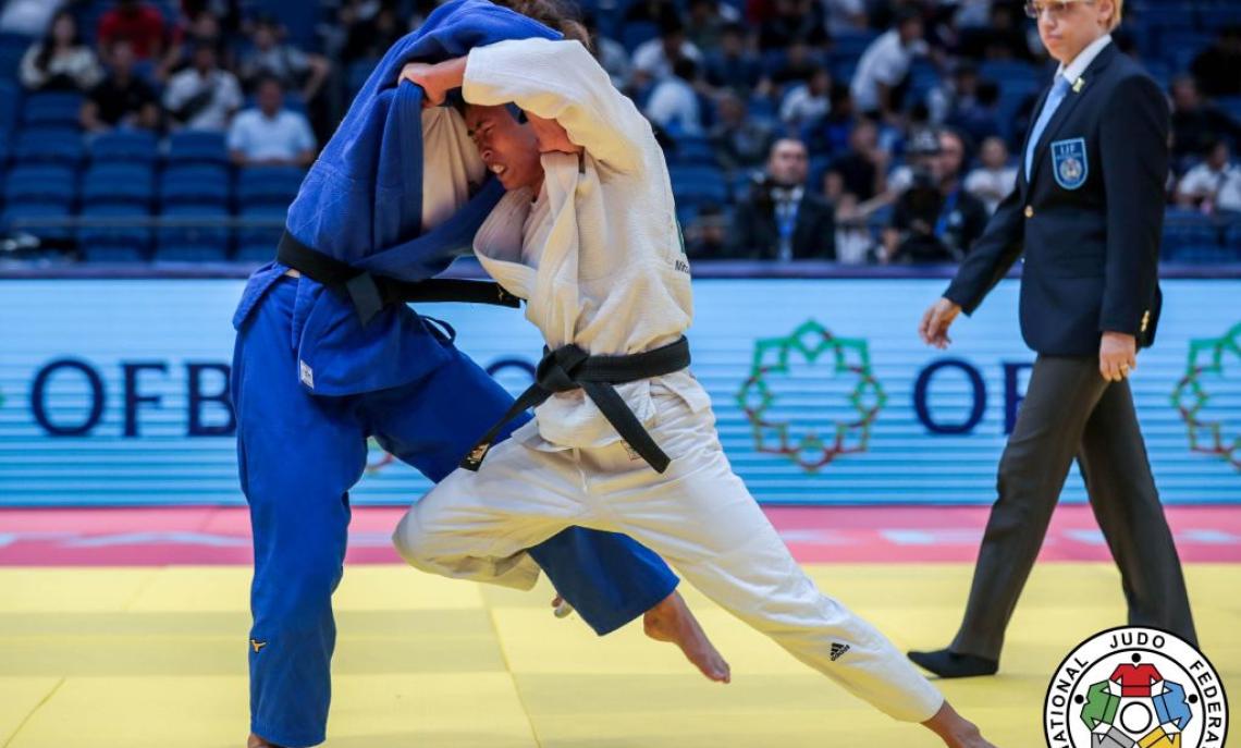 L'arbitro italiano di Judo Roberta Chyurlia, vincitrice nel 2017 e nel 2018 del premio miglior arbitro femminile d'Europa. (fonte © IJF Marina Mayorova, International Judo Federation)
