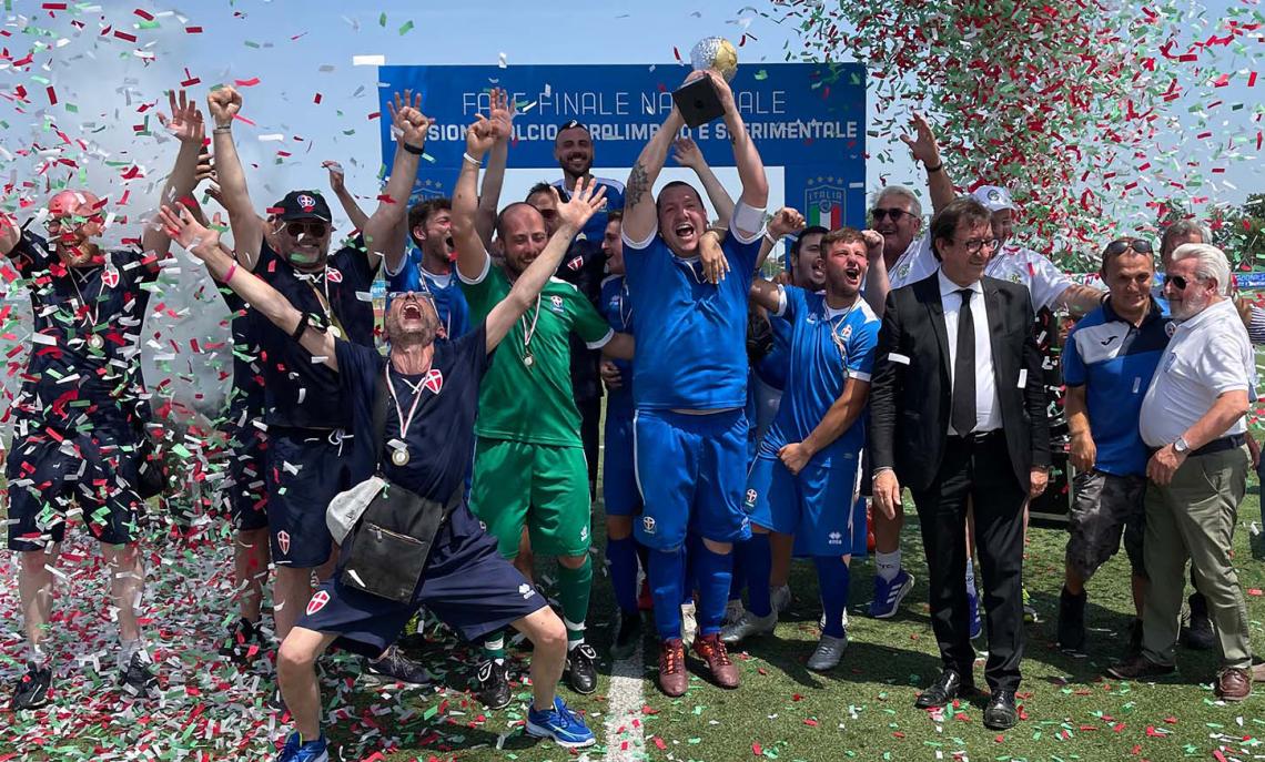 Il calcio è di tutti: tripudio a Novarello per le finali nazionali della Divisione Paralimpica e Sperimentale 