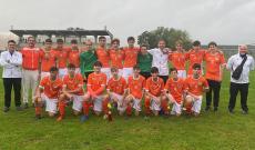 San Giorgio Under 16, i grintosi arancio-blù, e il tecnico Andrea Ferroni: << Il mio idolo è Pep Guardiola, che riesce a far concepire ai suoi giocatori il calcio anche come divertimento>>.