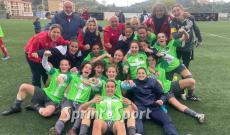 Non c'è 2 senza 3: ragazze eroiche difendono in 10 il primato nel girone e sognano in grande