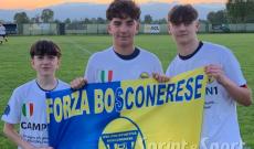 Leonardo Motta, Mirko Sgroi, Christian Bonfiglio Mappanese-Bosconerese 0-8 Ivrea Under 14