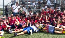 Under 14, l'esultanza del Garino, promosso ai Regionali già dalla scorsa settimana