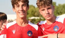 Under 14 finale Torneo delle Province 2025, Torino B-Cuneo 3-0: Zeno Corrieri e Alessandro Baron (foto Cassarà)