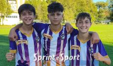 Grande Slam Under 14 Cenisia- Pro Collegno 2-1: i protagonisti biancoviola Umberto Marchisone, Diego Lacentra e Nicolò Riccardini