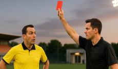 Arbitro squalifica