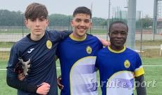 Gabriel Tautu, Moemen Mhaouech, Issouf Ouattara FC Volpiano-Rebaudengo 0-2 Torino Under 15