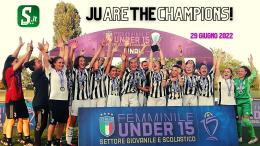 La Juventus è Campione d'Italia Under 15: Iannaccone alza la Coppa al cielo di Cesena!