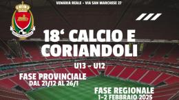 18 ° CALCIO E CORIANDOLI