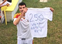 Pareggio Accademia Gaggiano, e sono 250 reti per il bomber Luca Chiaia