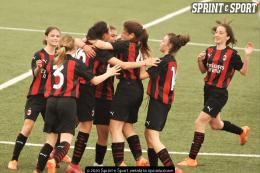 Juventus-Milan Under 15 Femminile: Donolato si traveste da diavolo e gela le bianconere dal grande cuore
