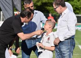 Franco Baresi incorona la Cbs 2010 alla Milan Cup