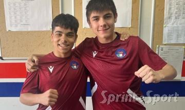 Under 14 Rappresentativa Pinerolo: Alessandro Marino e Jona Danna