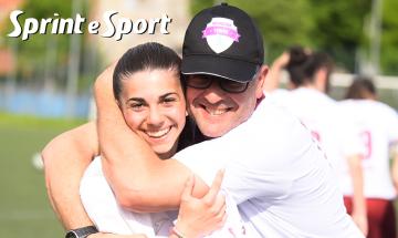 Under 19 Femminile, Accademia Torino-Bollengo 2-1: la gioia di Ilenia Montanini e Patrick Geninatti (foto Cassarà)
