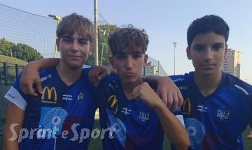 UNDER 15 SEMPIONE • Andrea Aina, Emanuele Gatto e Mohamed Seleh