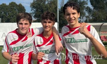 MATTIA CATALANO, STEFANO DI TOLVE E FILIPPO MILANI •Real Crescenzago Under 15