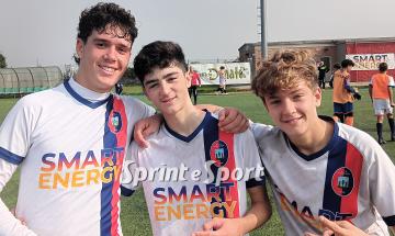 Under 15 Provinciali Torino Pianezza-Beiborg 2-1: i protagonisti del match Marco Mangiatordi, Matteo Mozzato e Andrea Ianora