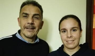 Ottorino Fenaroli, e sua figlia Charlene