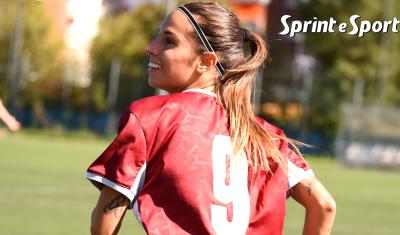 Eccellenza Femminile, Accademia Torino-Union Novara 2-1: l'esultanza di Desiree Bongiorno (foto Cassarà)