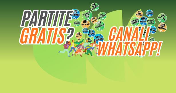 Canali WhatsApp: per tutti gli iscritti le partite sono gratis