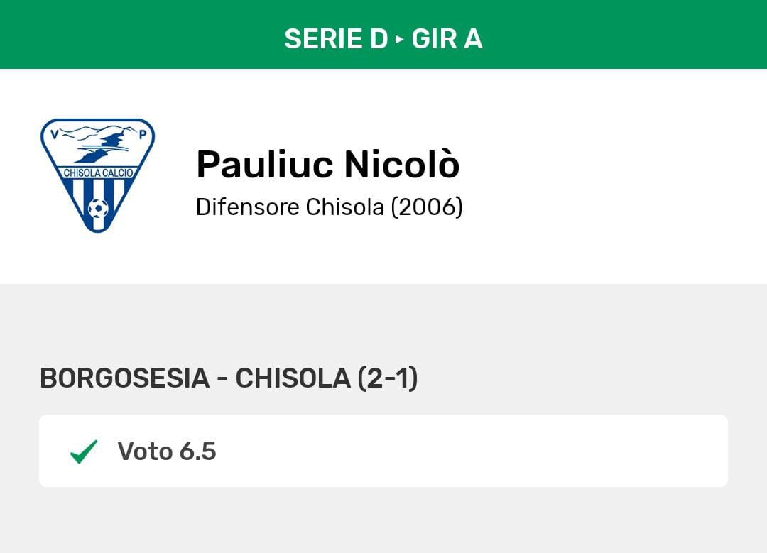 pauliuc nicolò