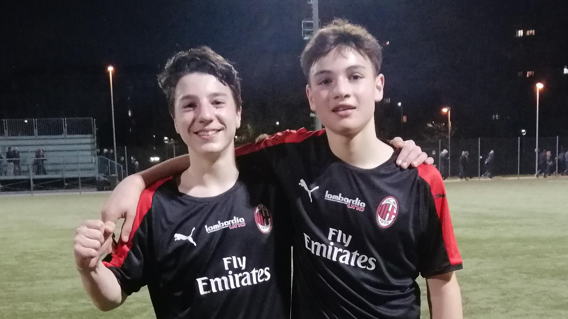 Da sin, gli Andrea al top: Lucchini e il suo gioiello decisivo, Melchiori e la sua grinta difensiva