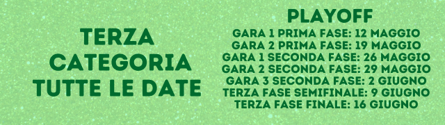 TERZA CATEGORIA PIEMONTE DATE