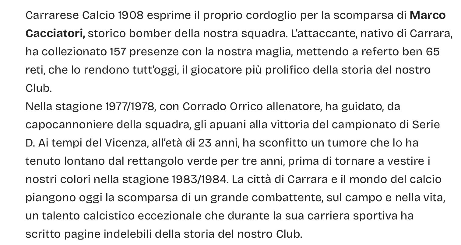 CORDOGLIO CARRARESE