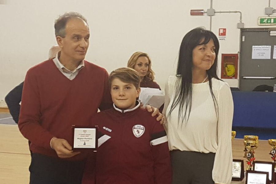 Alessio Sartori (Torino Club) miglior portiere dei Pulcini