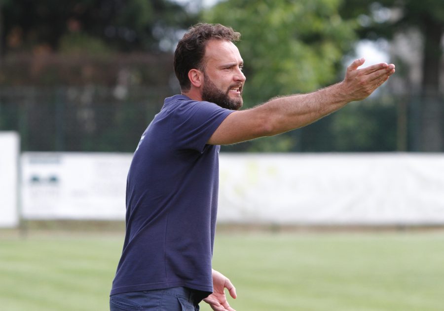 Davide Bellotto tecnico dell'under 14 del Calcio Chieri